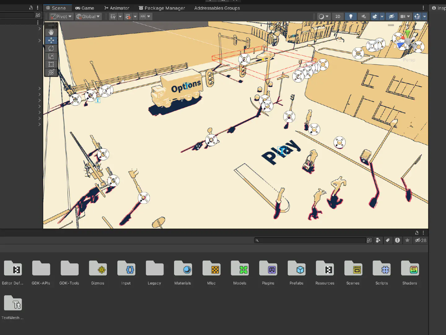 Screenshot of the Unity editor of SCHiM